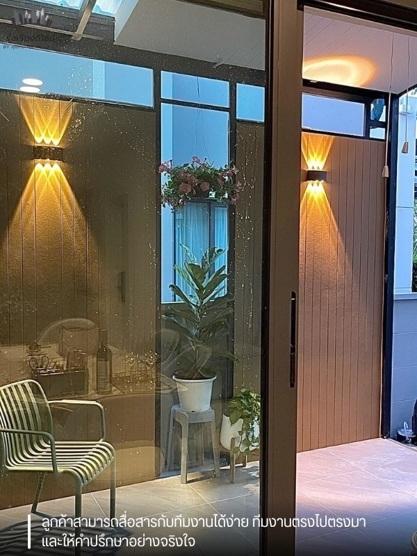 ปรับแต่งบ้าน ลูกค้าสื่อสารกับทีมงานได้ง่าย สุภาพ